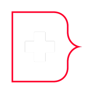 Gesundheit & Erste Hilfe Weißes Kreuz-Icon – Symbol für Gesundheit, Erste Hilfe oder Sicherheit