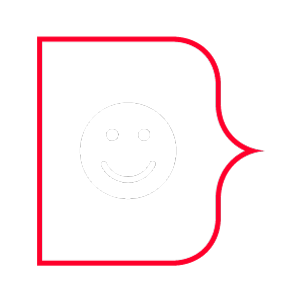 Zufriedenheit & Freude Smiley – Symbol für Zufriedenheit, Motivation oder Feedback