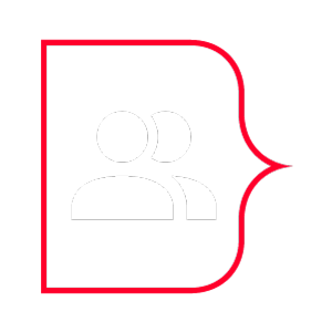 Teilnehmer & Publikum Zwei Personen – Symbol für Teilnehmende oder Zielgruppen